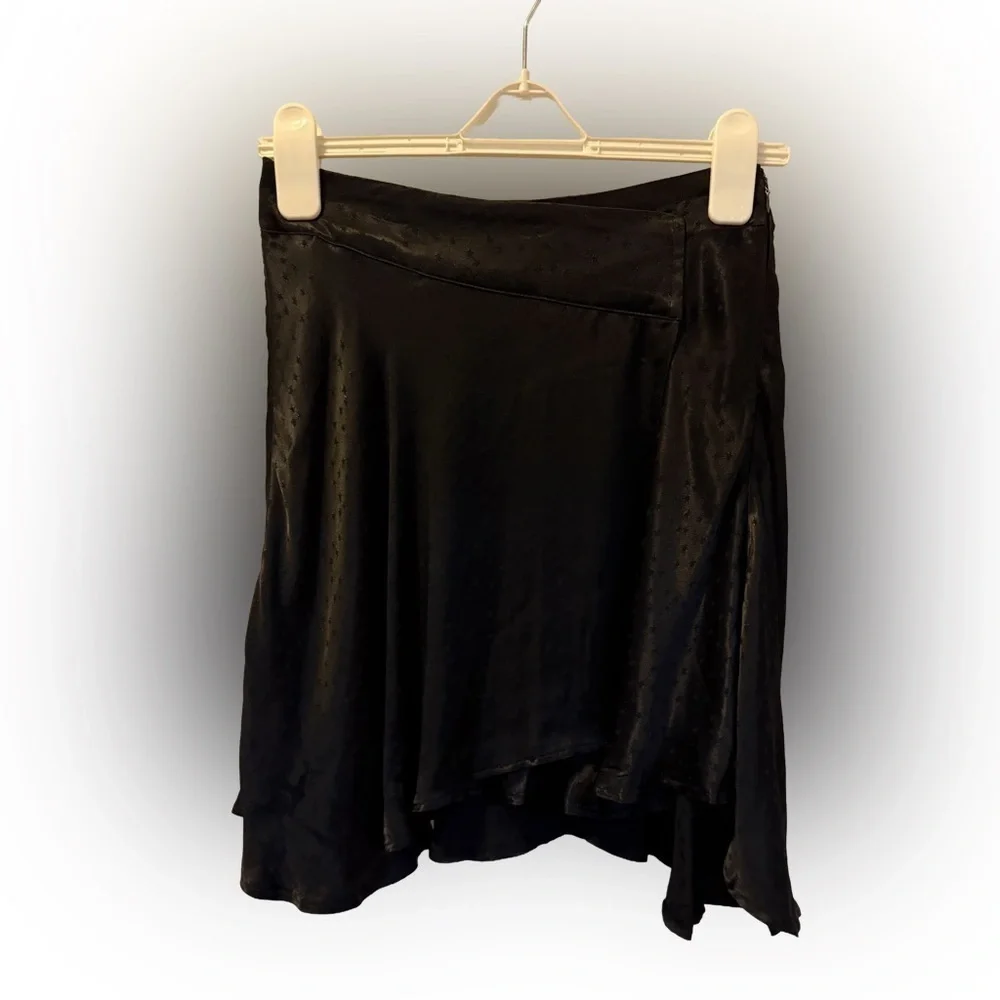 NWT Free People Black Starstruck Skirt, Size 4